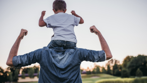 Dad and child